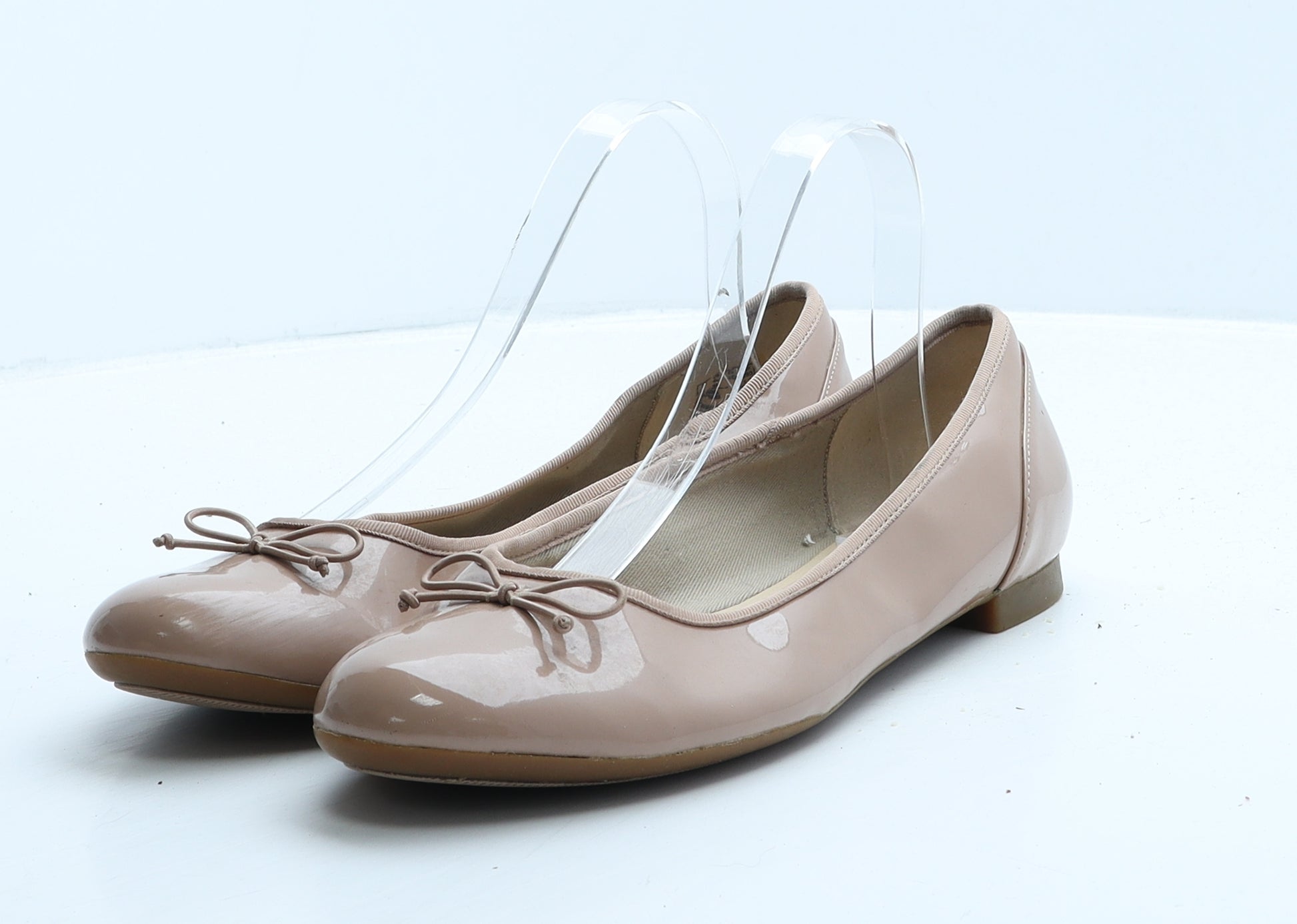 Ballet Pumps Clarks Tan Flats Clarks Womens Beige Camel Ballet