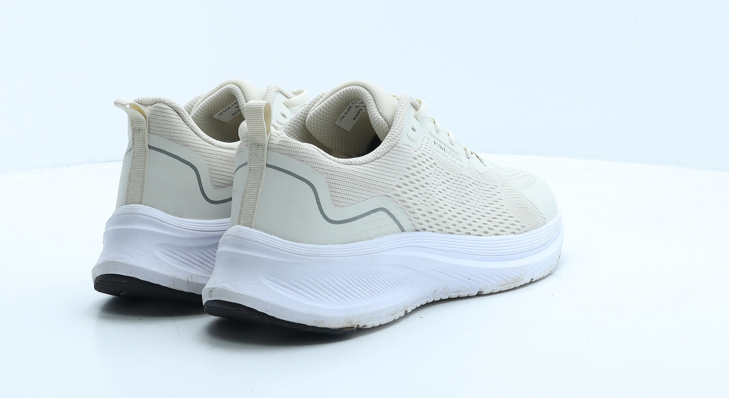Pink Soda Womens Ivory Fabric Trainer UK 7 40