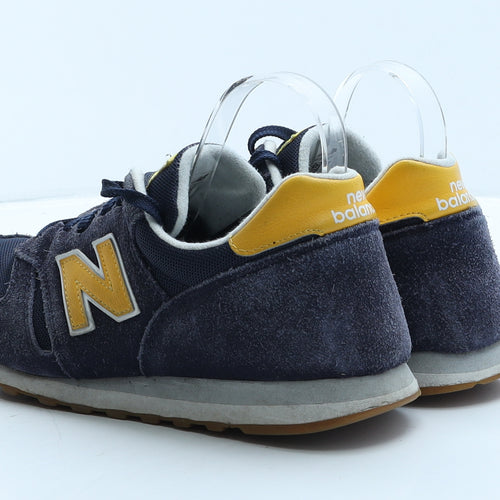 New Balance Mens Blue Colourblock Suede Trainer UK 8 42