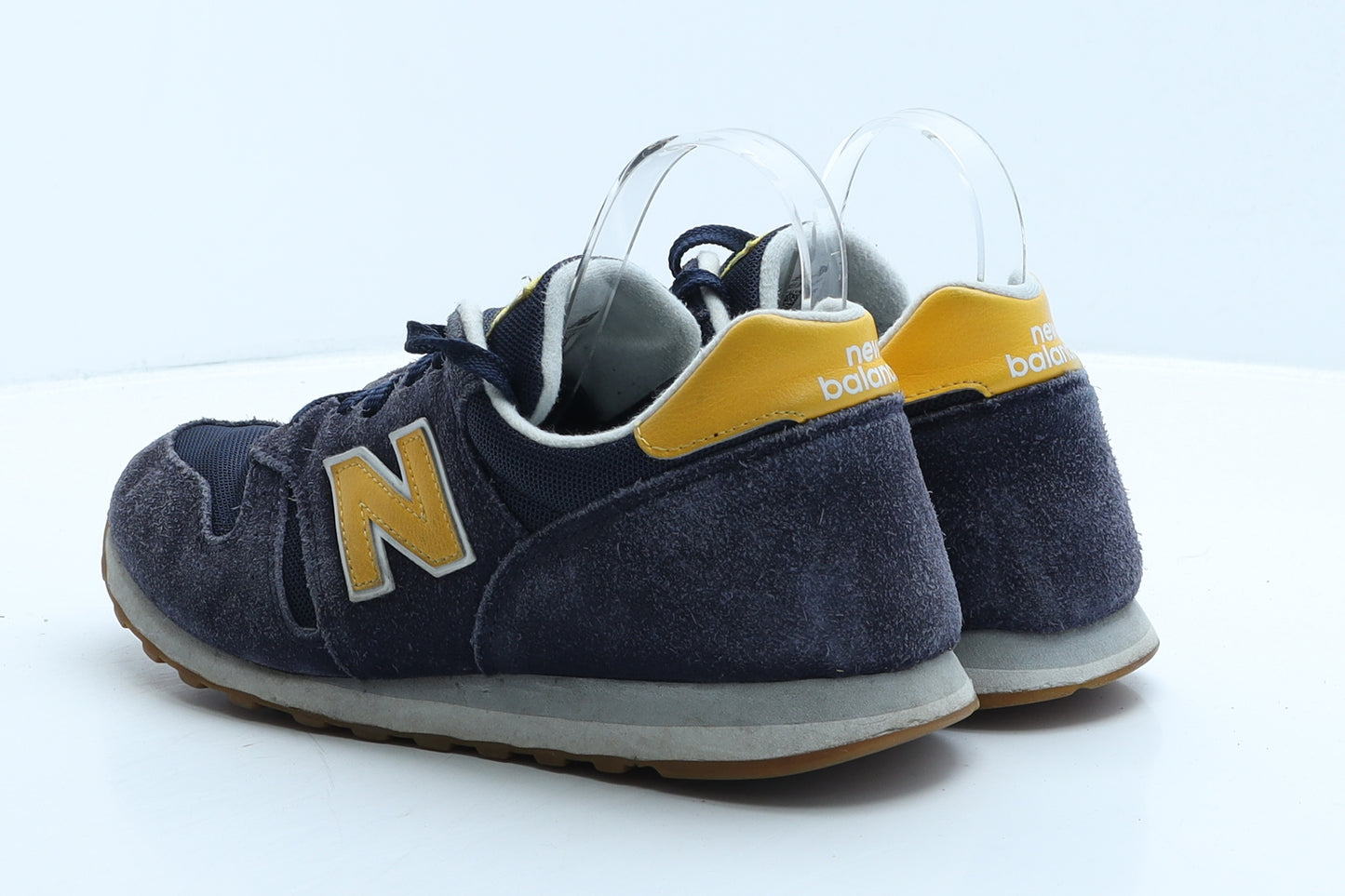 New Balance Mens Blue Colourblock Suede Trainer UK 8 42