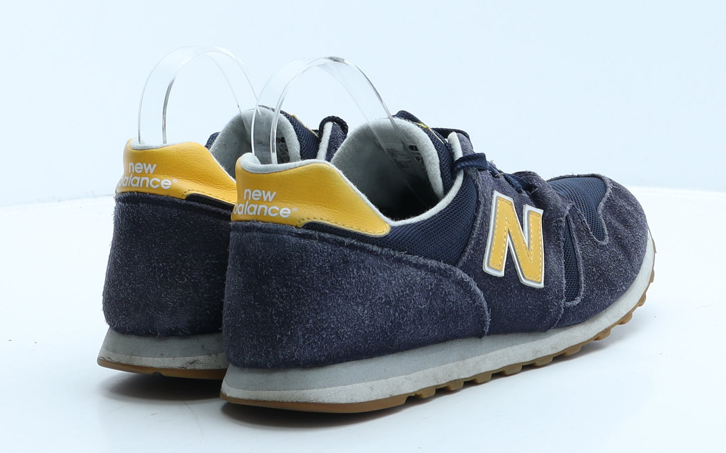 New Balance Mens Blue Colourblock Suede Trainer UK 8 42