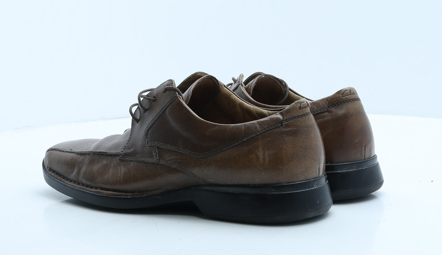 NEXT Mens Brown Leather Oxford Casual UK 9