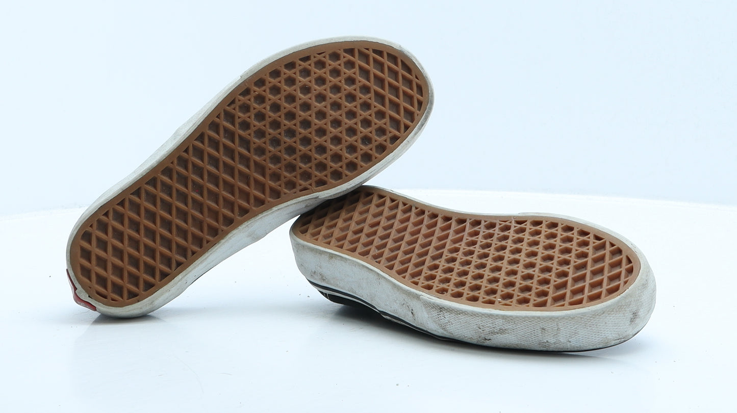 VANS Womens Black Fabric Trainer UK 4.5 37.5