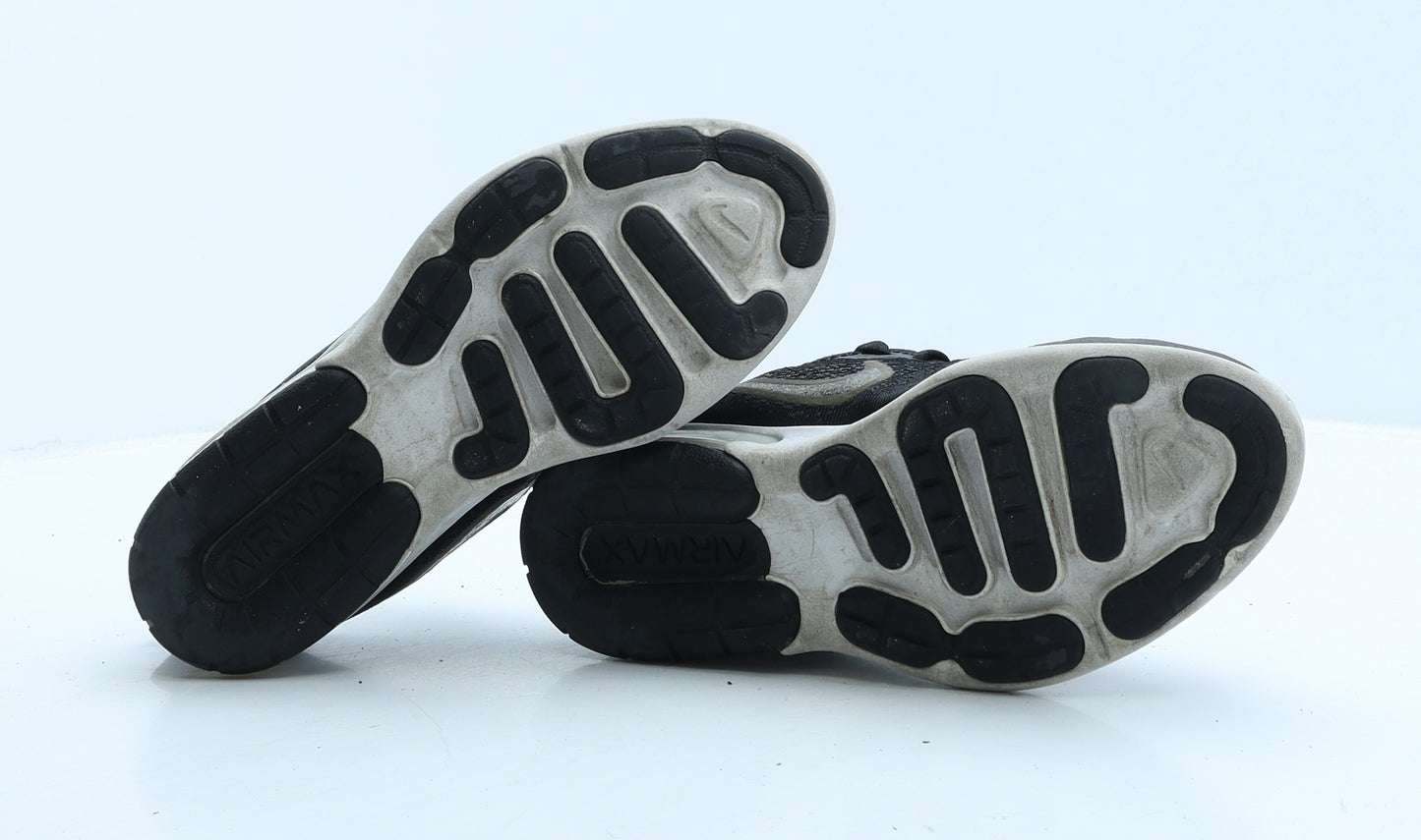 Nike Womens Black Geometric Fabric Trainer UK 3 35.5
