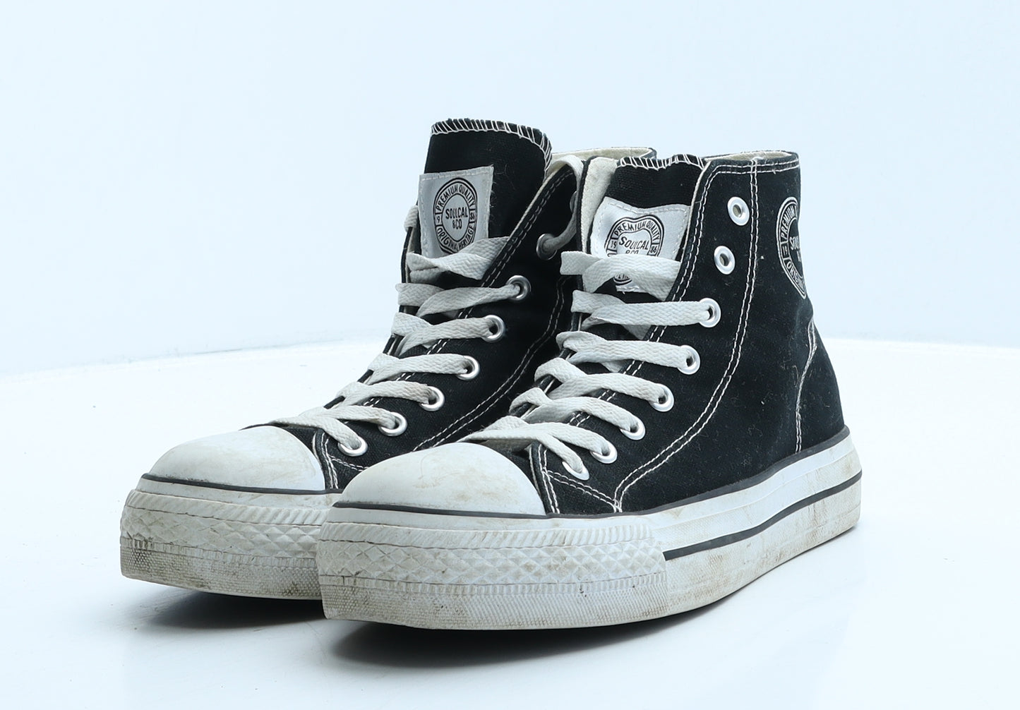 SoulCal&Co Womens Black Fabric Trainer UK 6 39