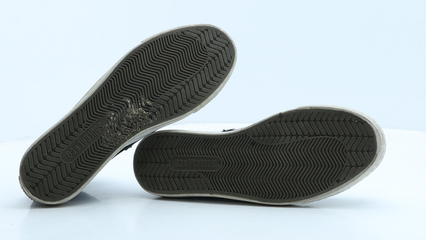 SoulCal&Co Womens Black Fabric Trainer UK 6 39