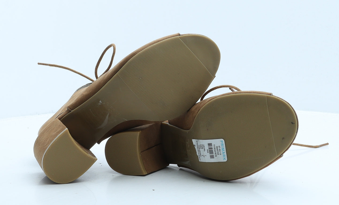 Primark Womens Brown Suede Gladiator Heel UK 7 40