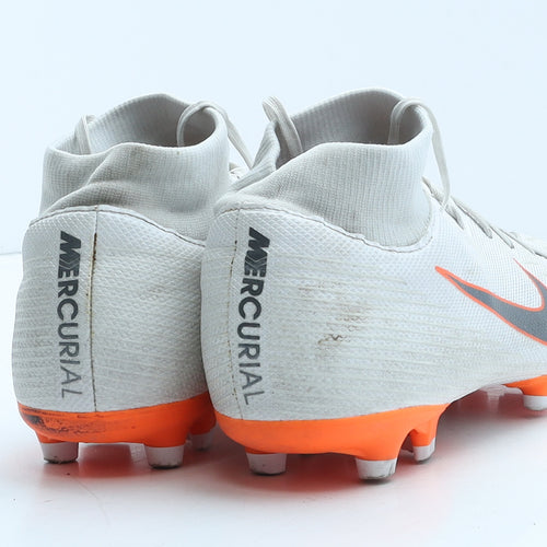 Nike Mens White Colourblock Leather Trainer UK 10 45 - Football boots