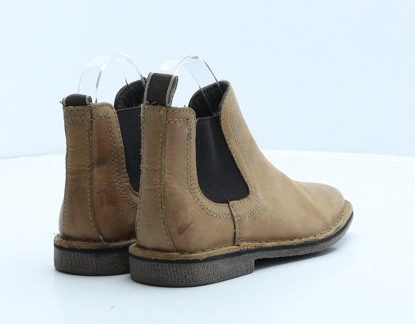 NEXT Boys Brown Leather Chelsea Boot UK 12