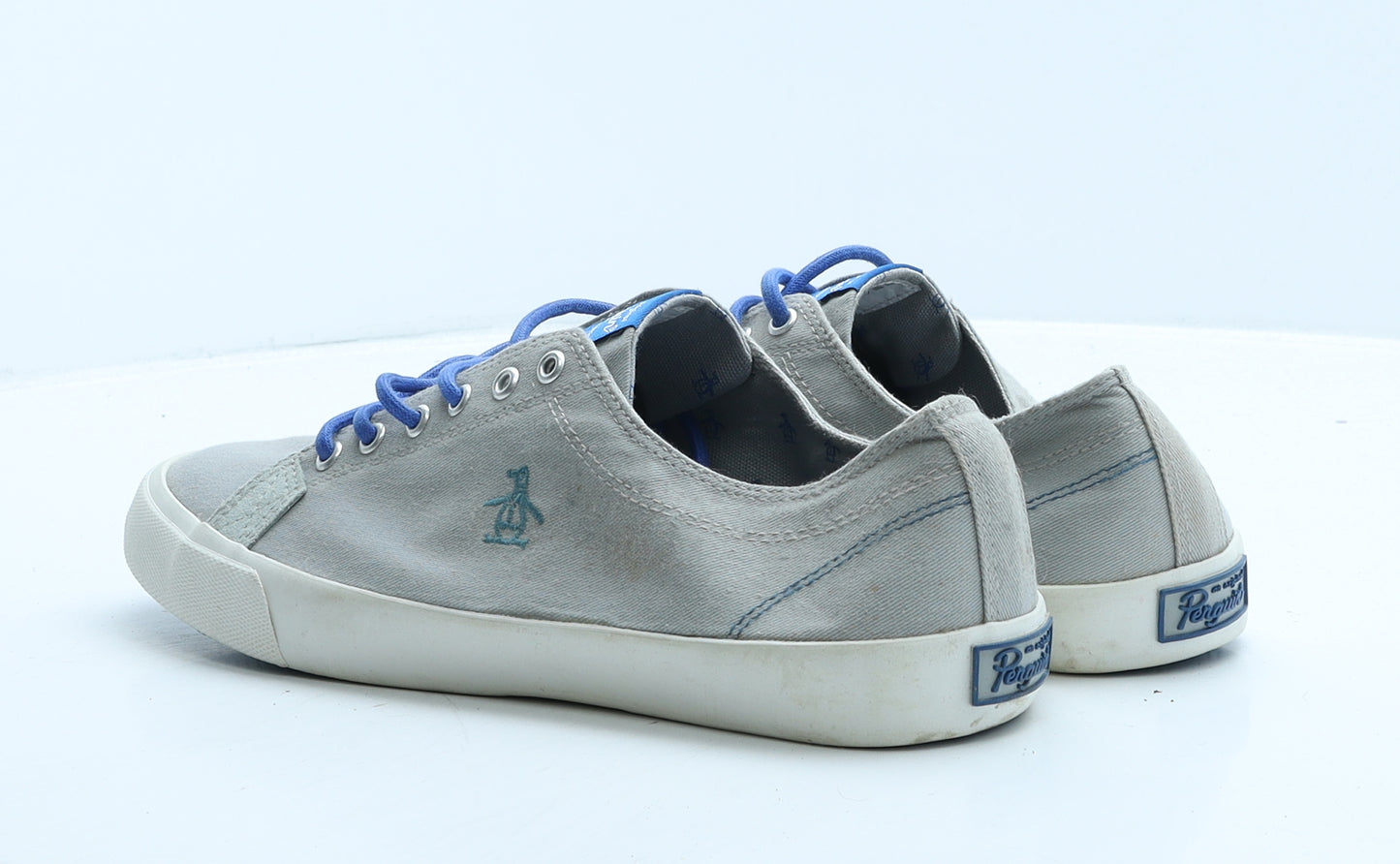 Original Penguin Mens Grey Fabric Trainer UK 8 41