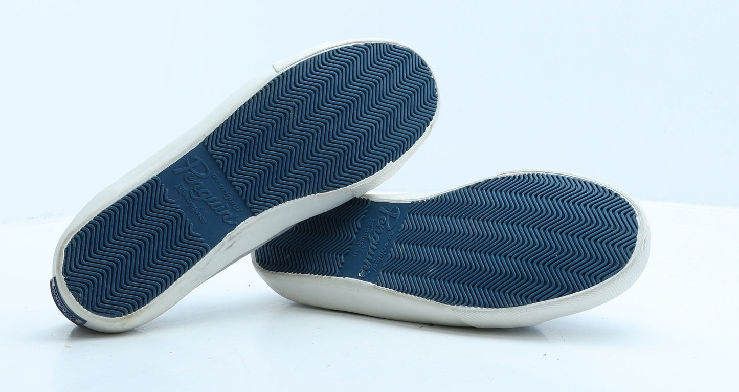 Original Penguin Mens Grey Fabric Trainer UK 8 41