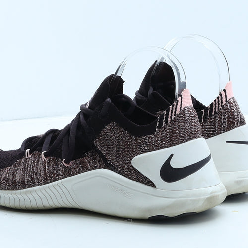 Nike Womens Pink Geometric Fabric Trainer UK 5 38.5 - Nike Free