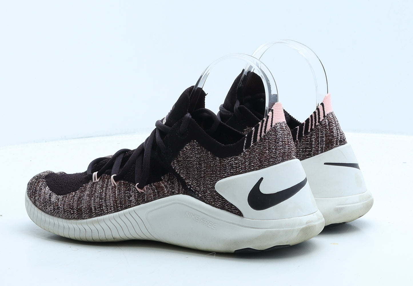Nike Womens Pink Geometric Fabric Trainer UK 5 38.5 - Nike Free