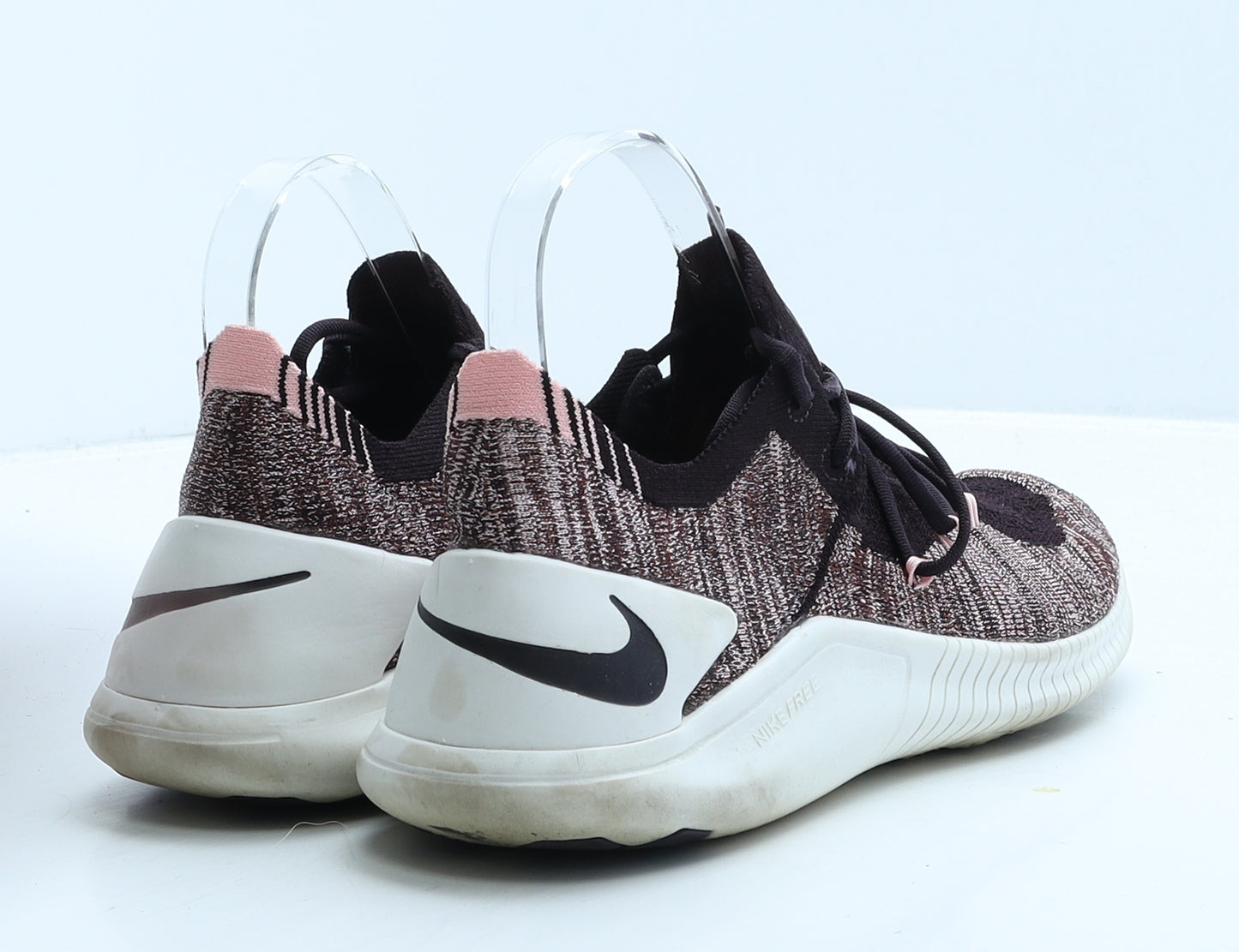 Nike Womens Pink Geometric Fabric Trainer UK 5 38.5 - Nike Free