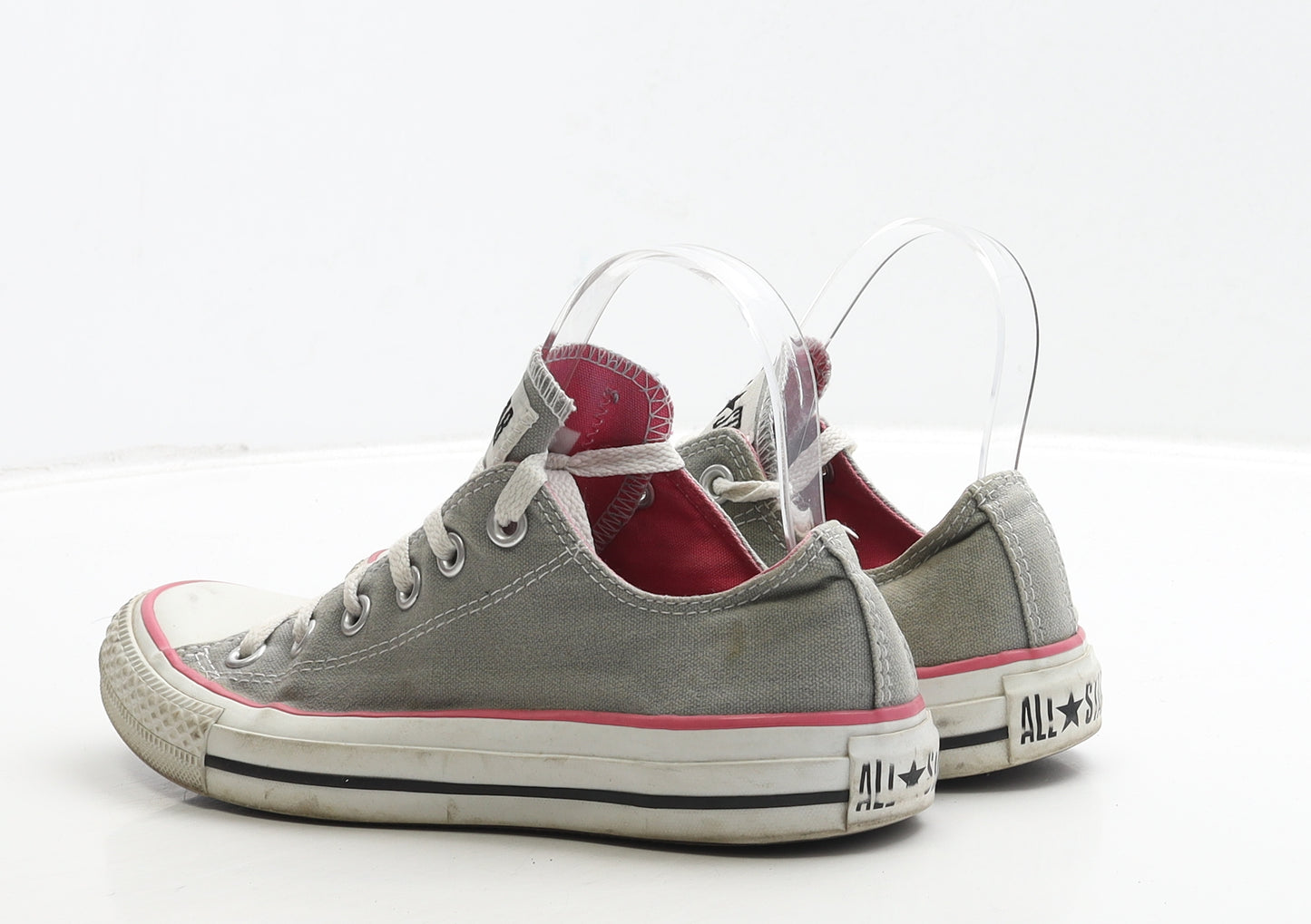 Converse Womens Grey Fabric Trainer UK 5 37.5 - All Star