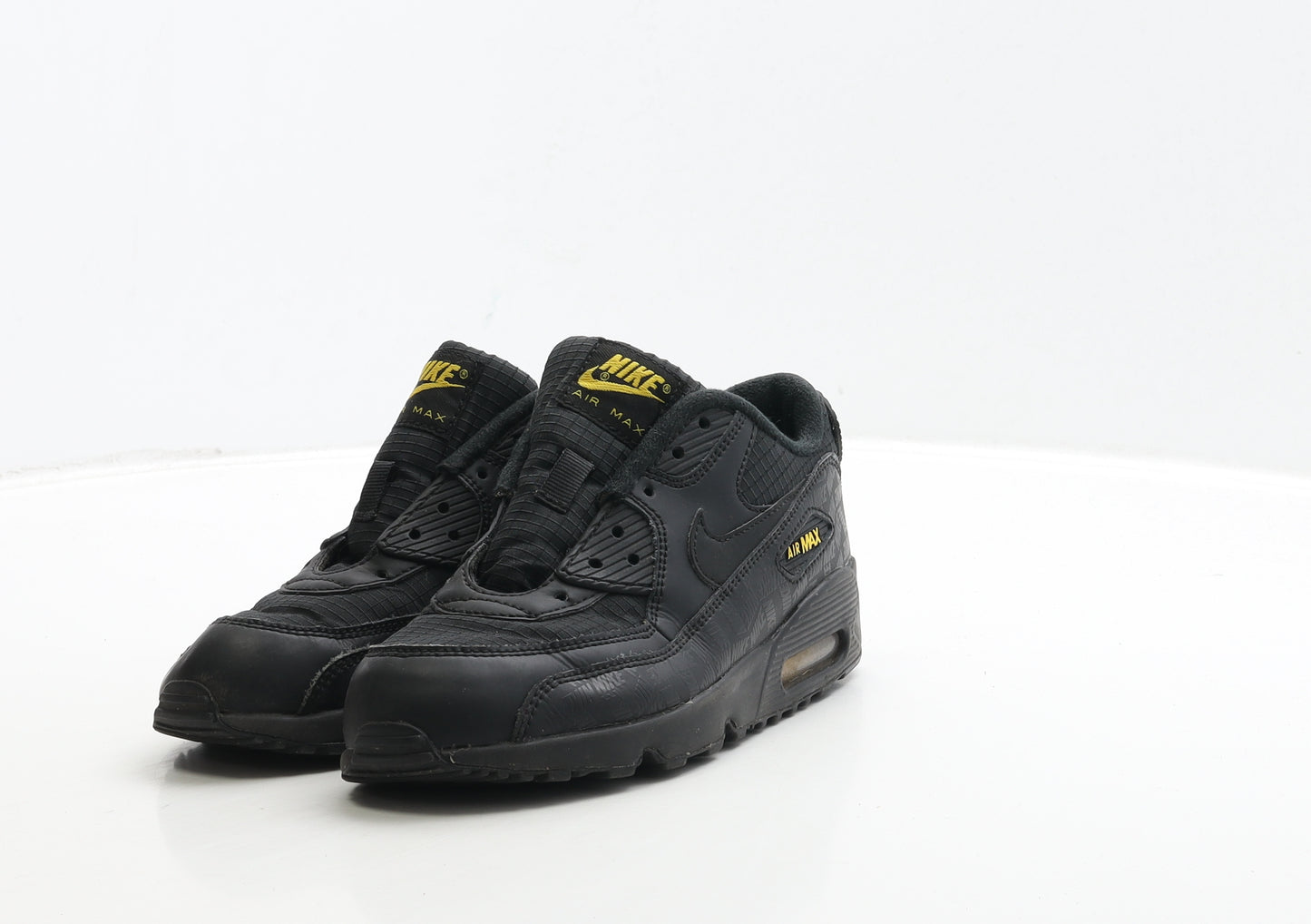 Nike Boys Black Polyester Trainer UK 1.5 33.5 - Airmax