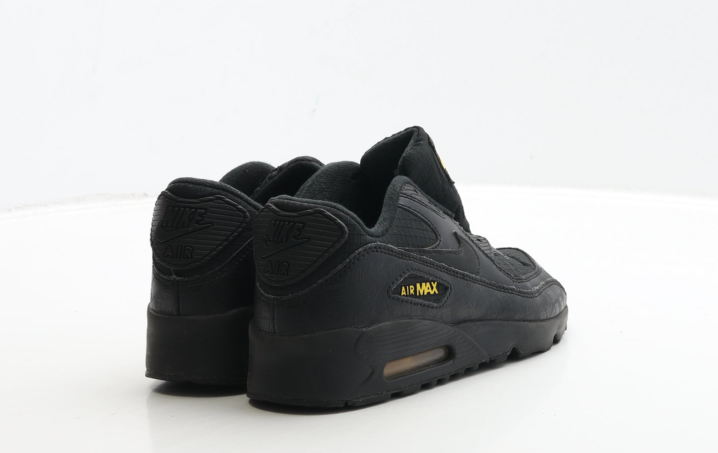 Nike Boys Black Polyester Trainer UK 1.5 33.5 - Airmax