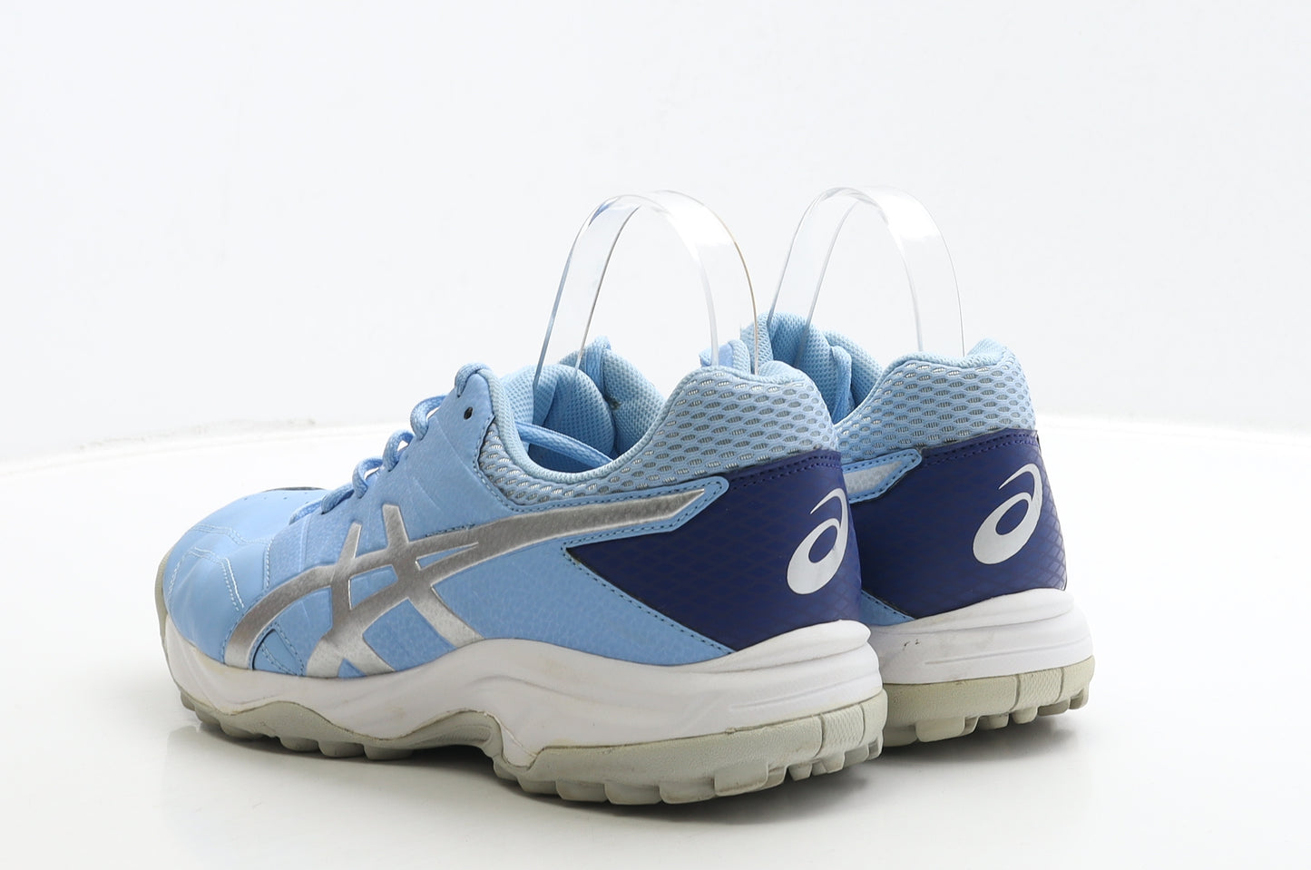 ASICS Mens Blue Leather Trainer UK 8 42