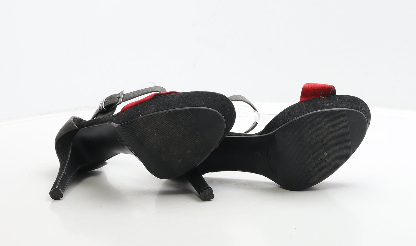 New Look Womens Multicoloured Suede Platform Heel UK 6 39