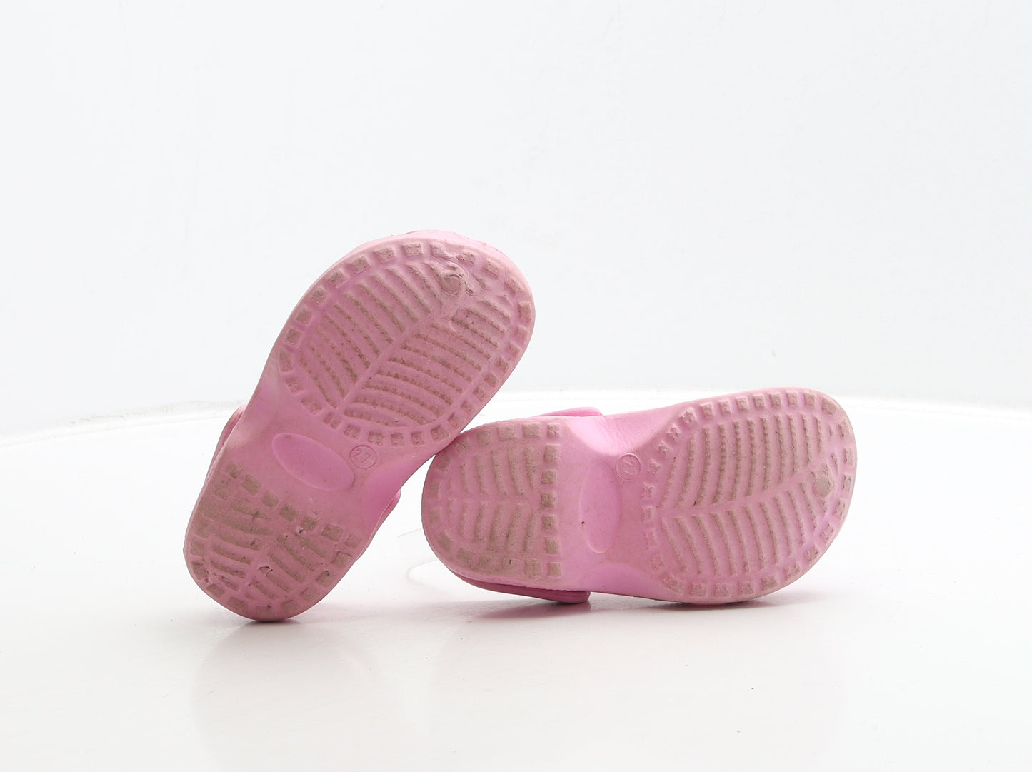 Preworn Girls Pink Rubber Clog Sandal UK 9 27