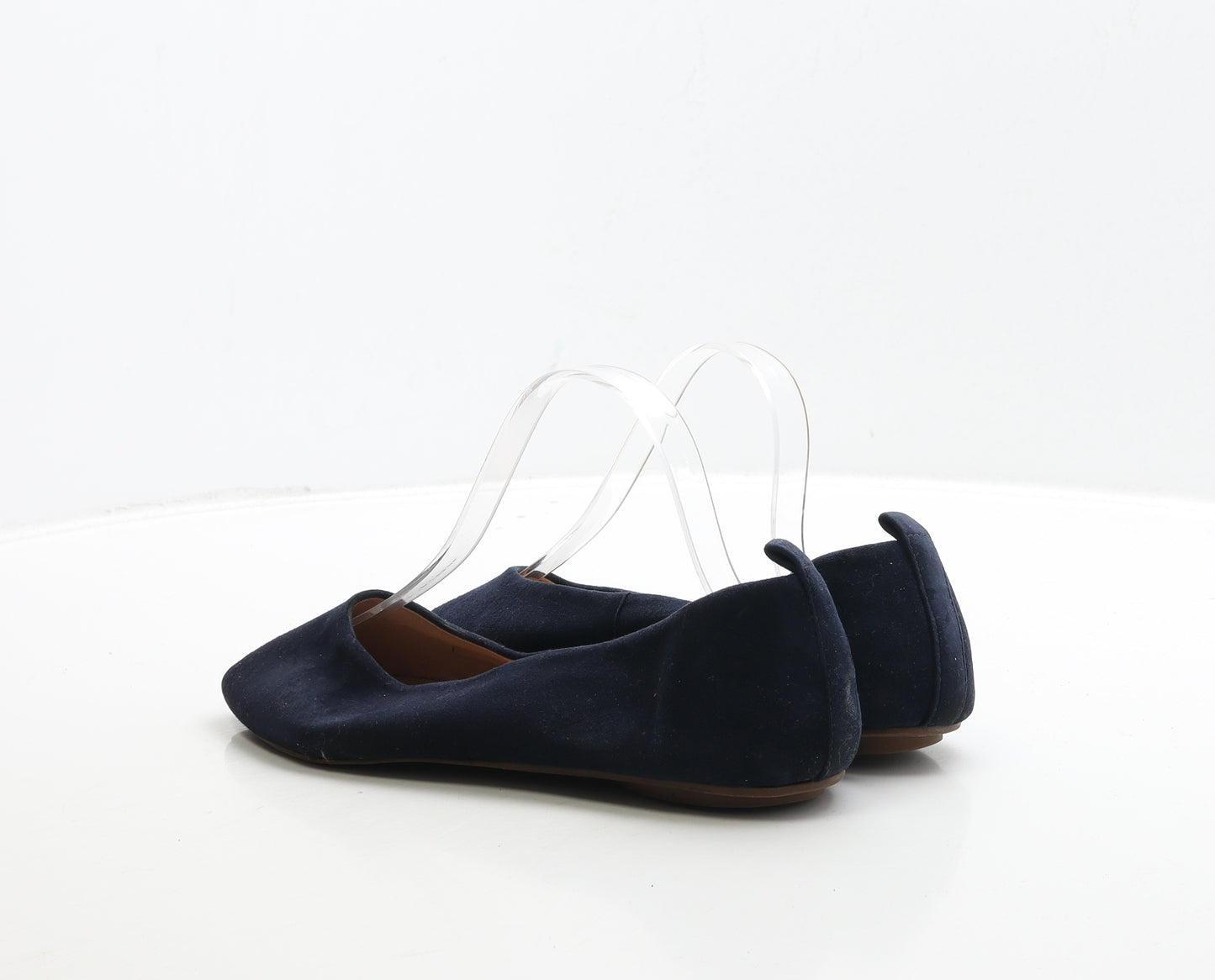 NEXT Womens Blue Suede Ballet Flat UK 6.5 40