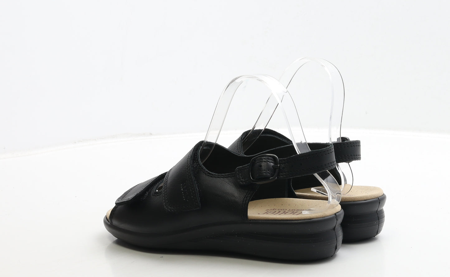 Hotter Womens Blue Leather Slingback Sandal UK 5.5