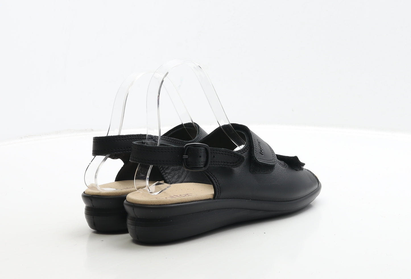 Hotter Womens Blue Leather Slingback Sandal UK 5.5