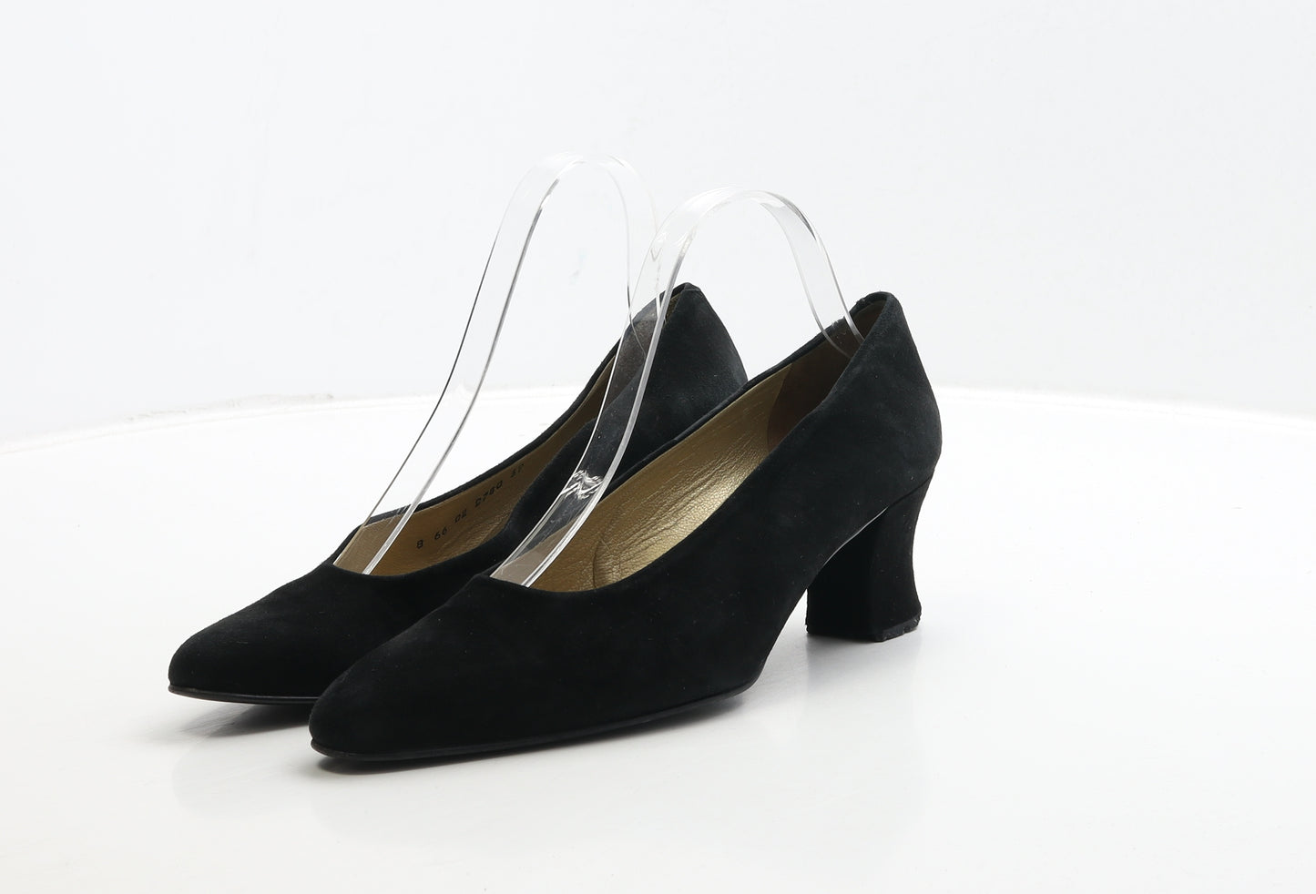 Roland Cartier Womens Black Suede Court Heel UK 6 39