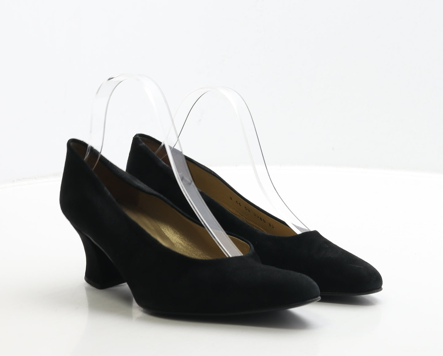 Roland Cartier Womens Black Suede Court Heel UK 6 39