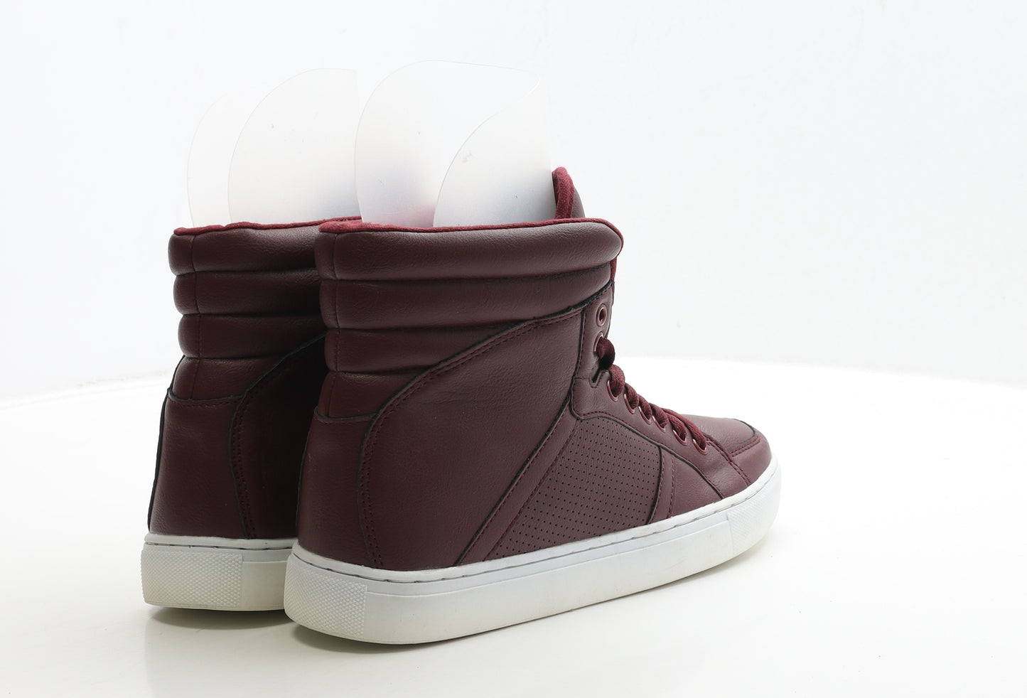 Ajvani Mens Red Polyester Trainer UK 7