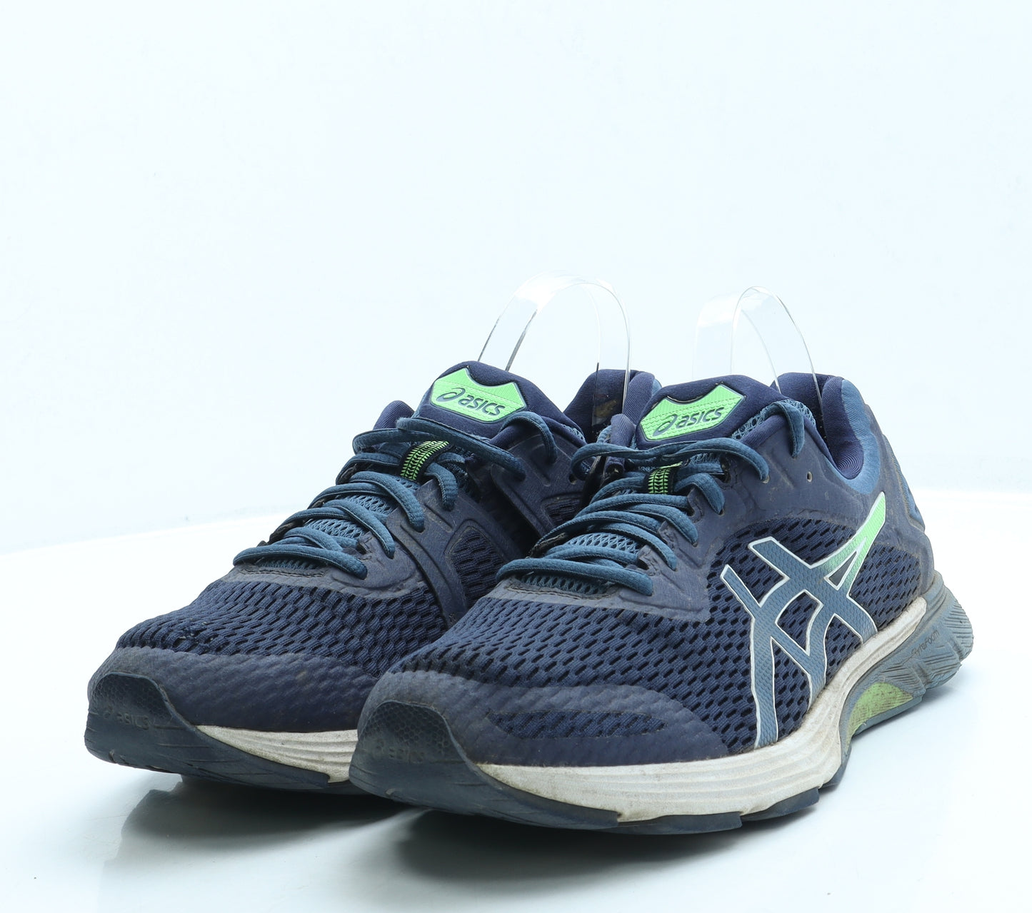 ASICS Mens Blue Polyester Trainer UK 11 45