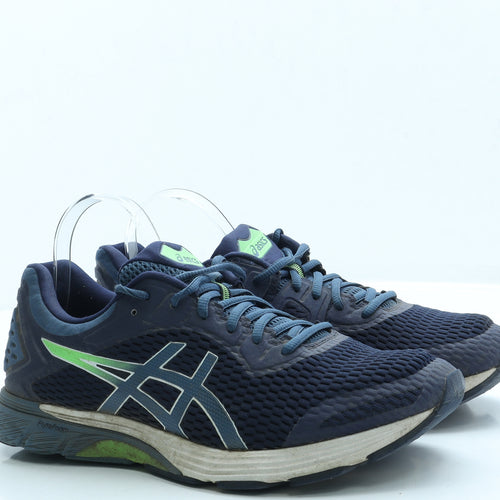 ASICS Mens Blue Polyester Trainer UK 11 45