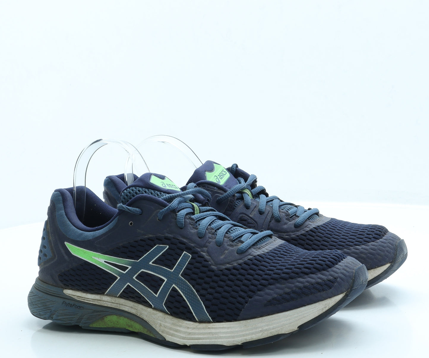 ASICS Mens Blue Polyester Trainer UK 11 45