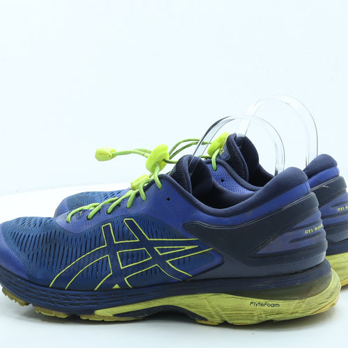 ASICS Mens Blue Polyester Trainer UK 11 45