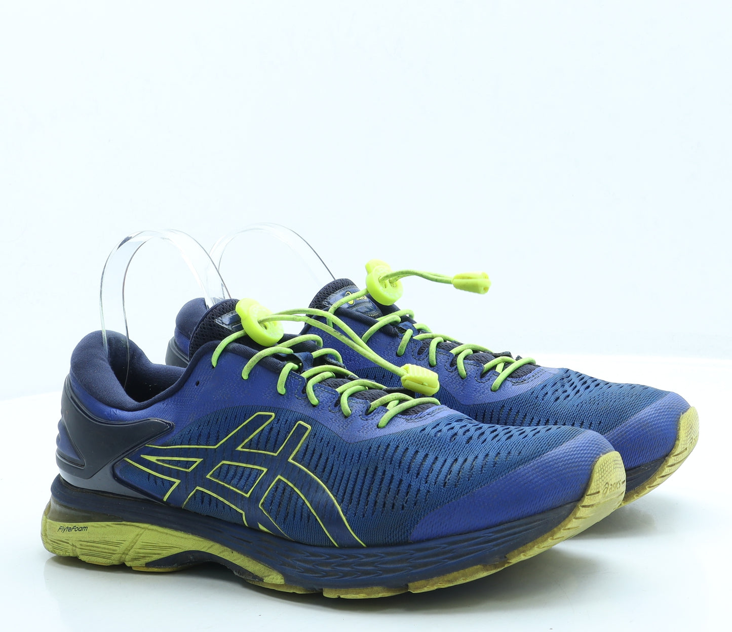 ASICS Mens Blue Polyester Trainer UK 11 45