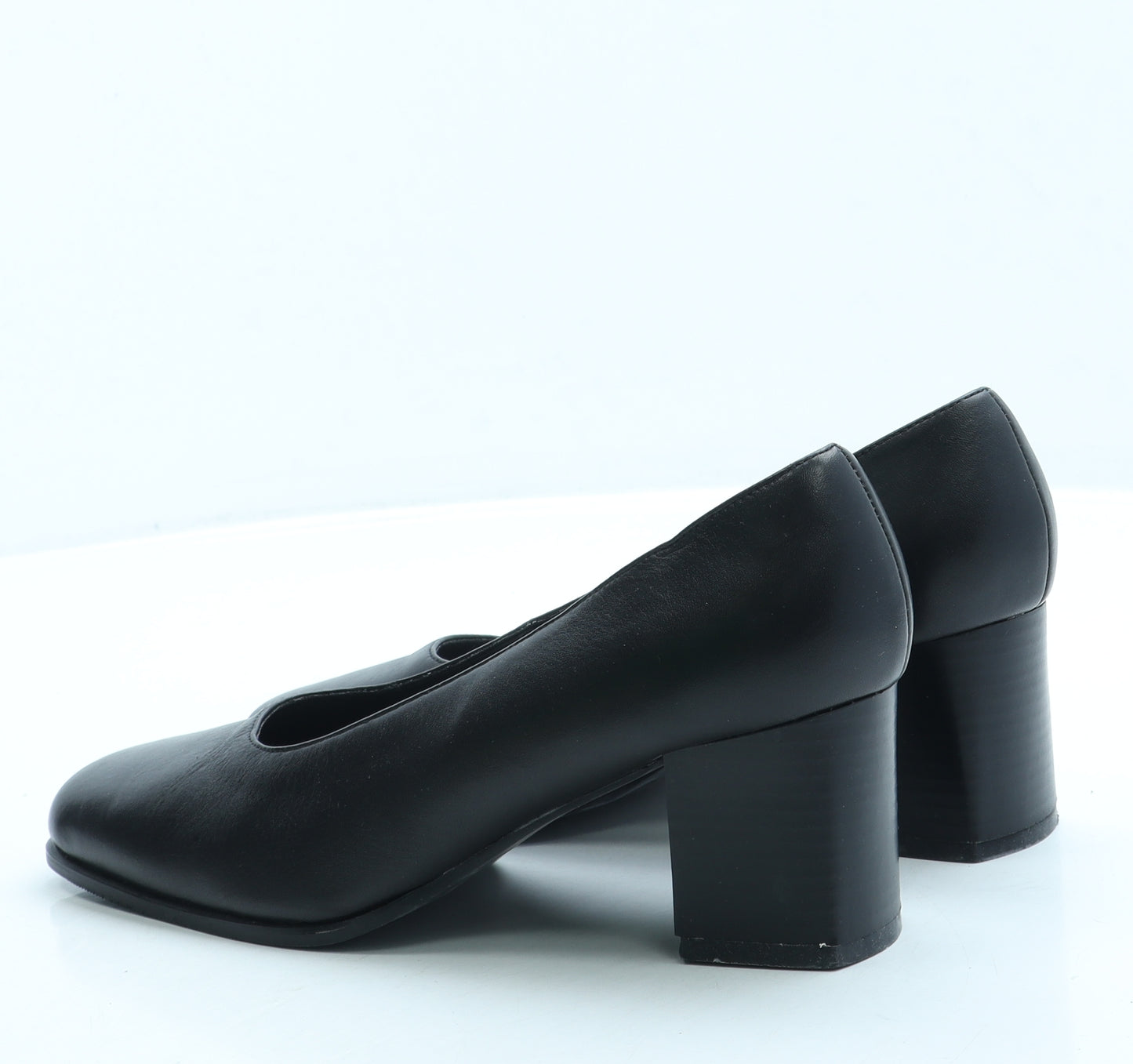 Louis Gianni Womens Black Leather Court Heel UK 5