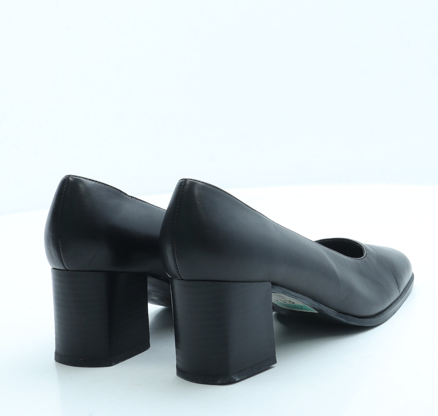 Louis Gianni Womens Black Leather Court Heel UK 5