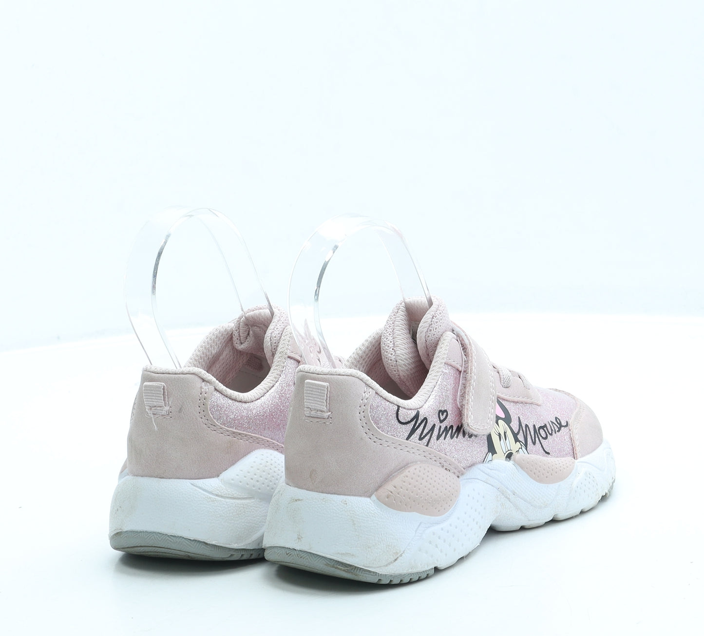 F&F Girls Pink Polyester Trainer UK 10 28 - Minnie Mouse