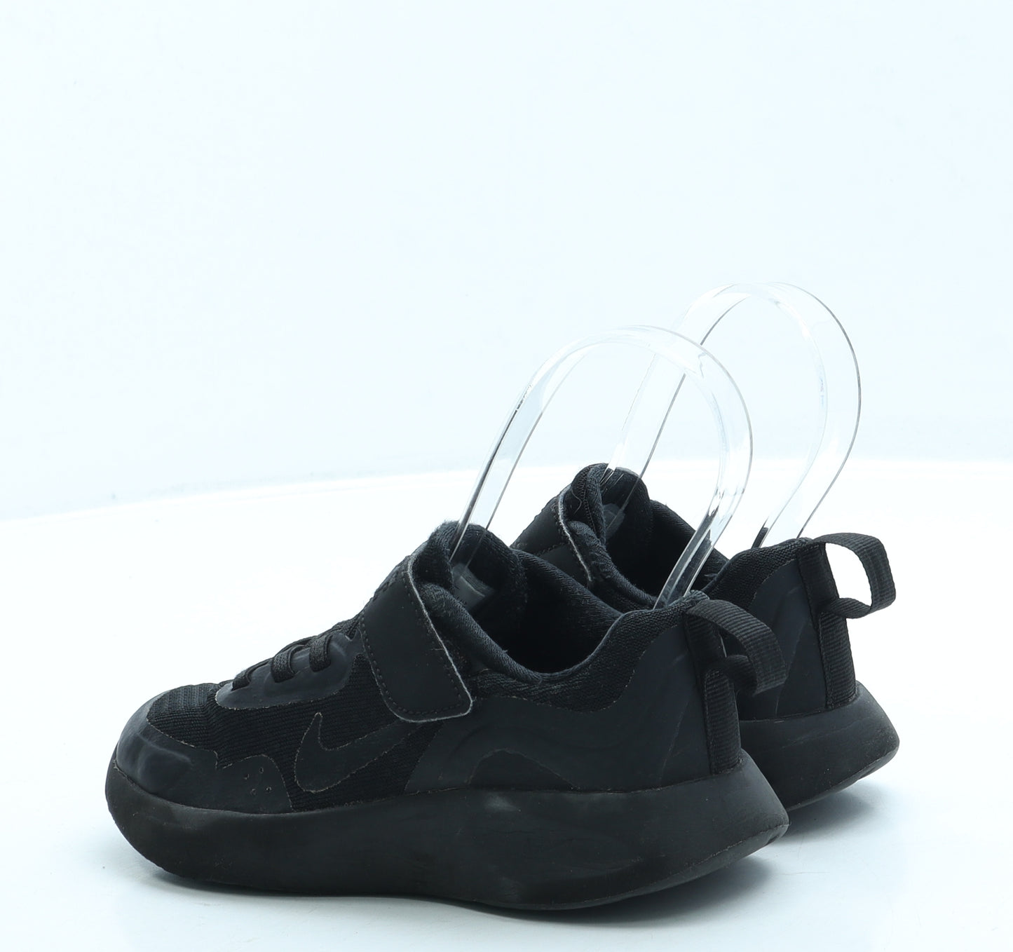 Nike Boys Black Polyester Trainer UK 10 27