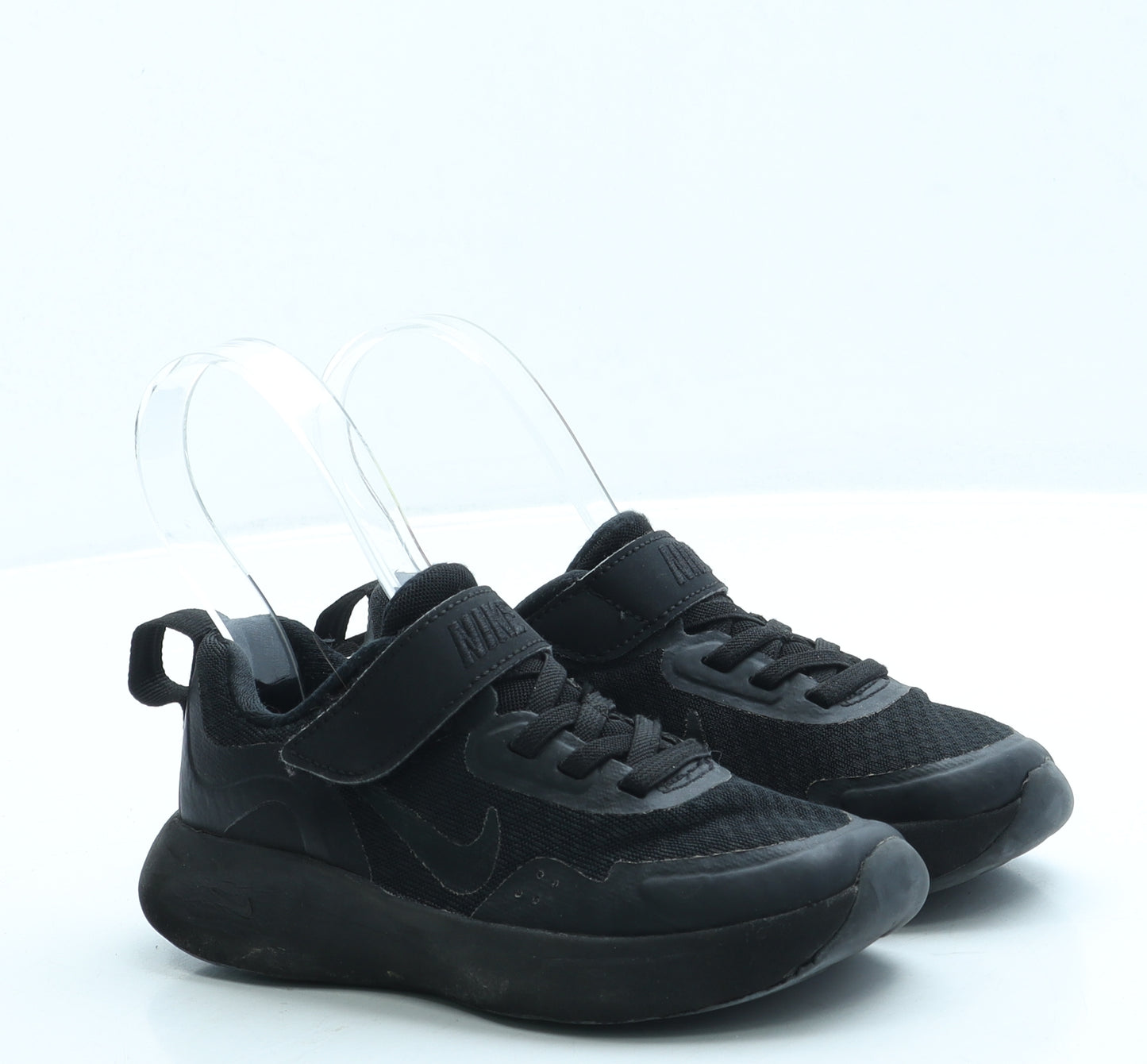 Nike Boys Black Polyester Trainer UK 10 27