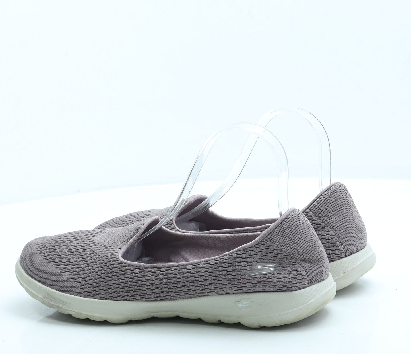 Skechers Womens Purple Polyester Slip On Flat UK 7 40