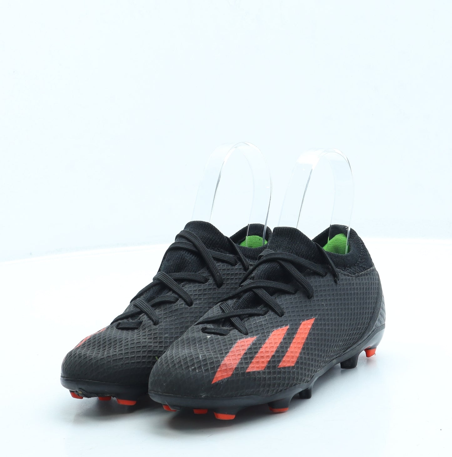 adidas Boys Black Leather Trainer UK 13 - Football Boots