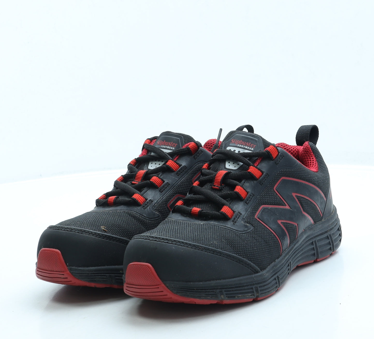 Slipbuster Boys Black Polyester Trainer UK 4 37