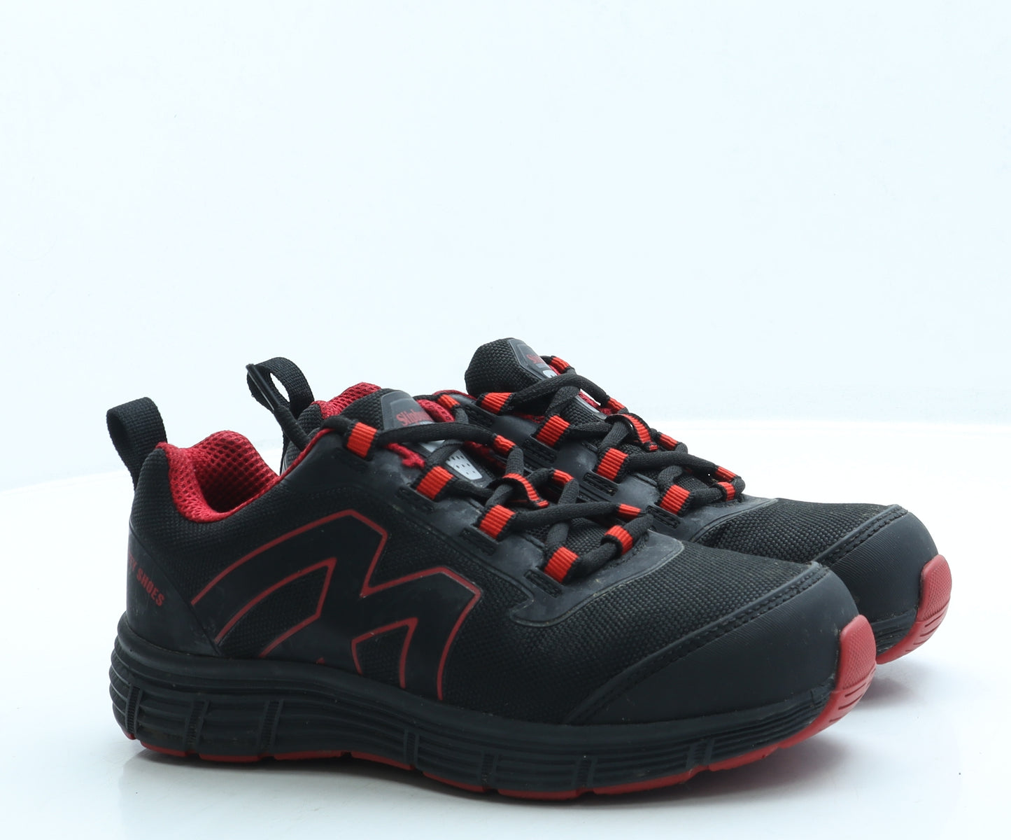 Slipbuster Boys Black Polyester Trainer UK 4 37