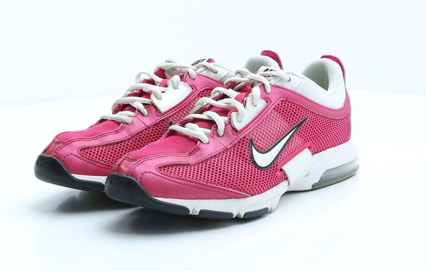 Nike Womens Pink Geometric Synthetic Trainer UK 7 41 US 9.5