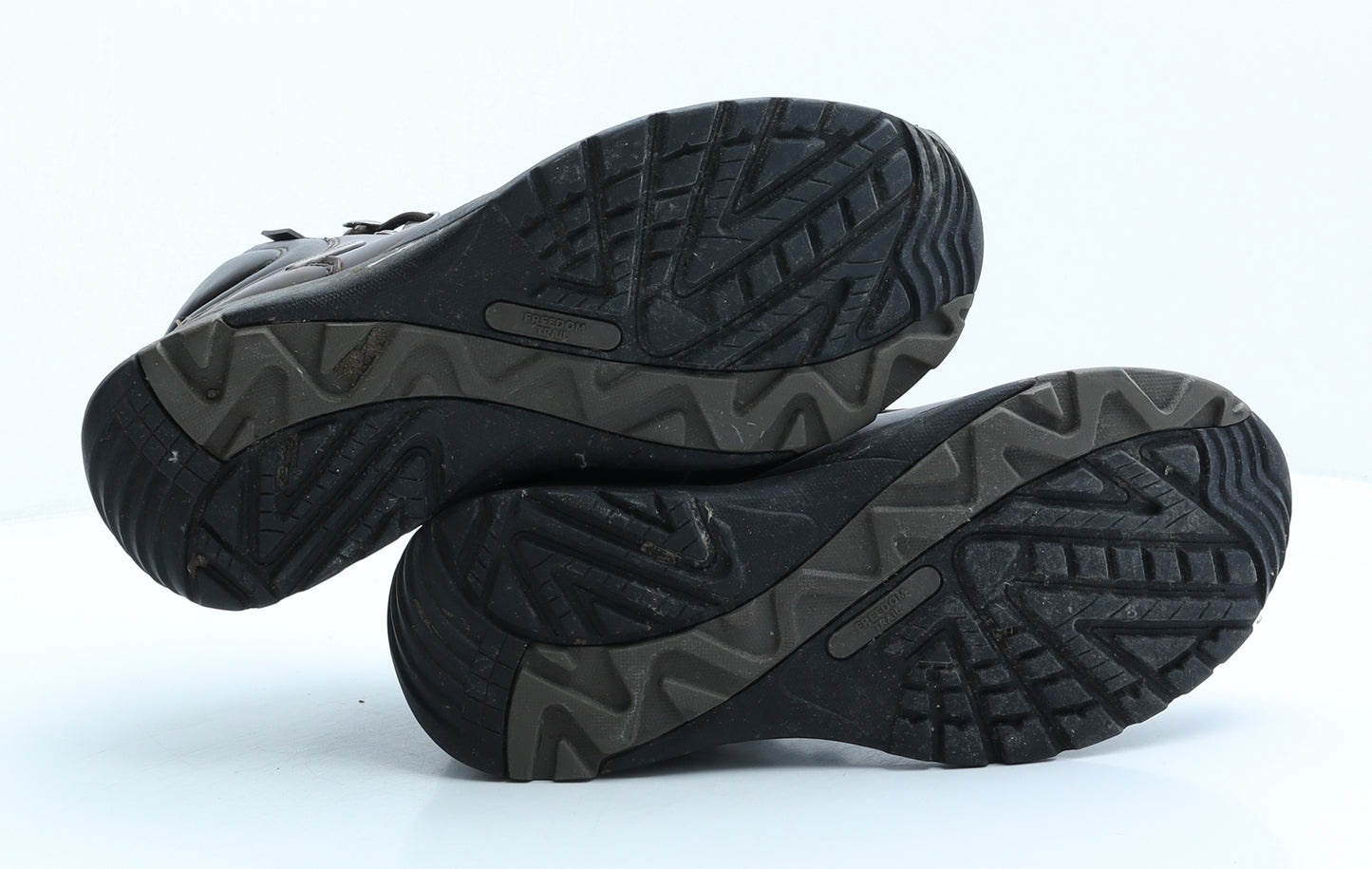 Freedom Trail Mens Brown Leather Combat Boot UK 8