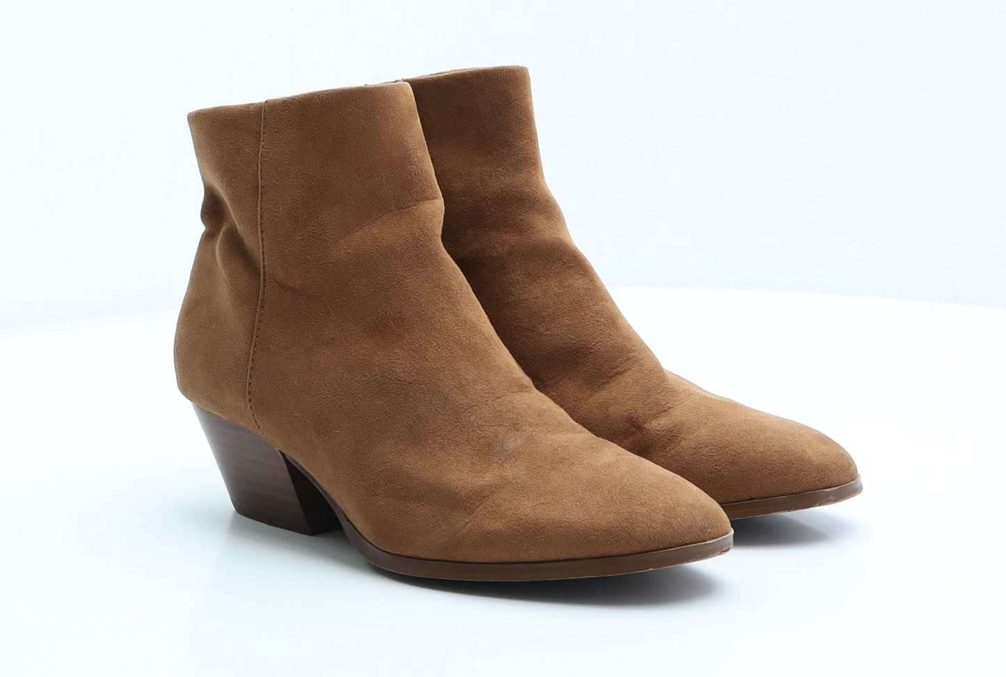 NEXT Womens Brown Suede Bootie Boot UK 5 38