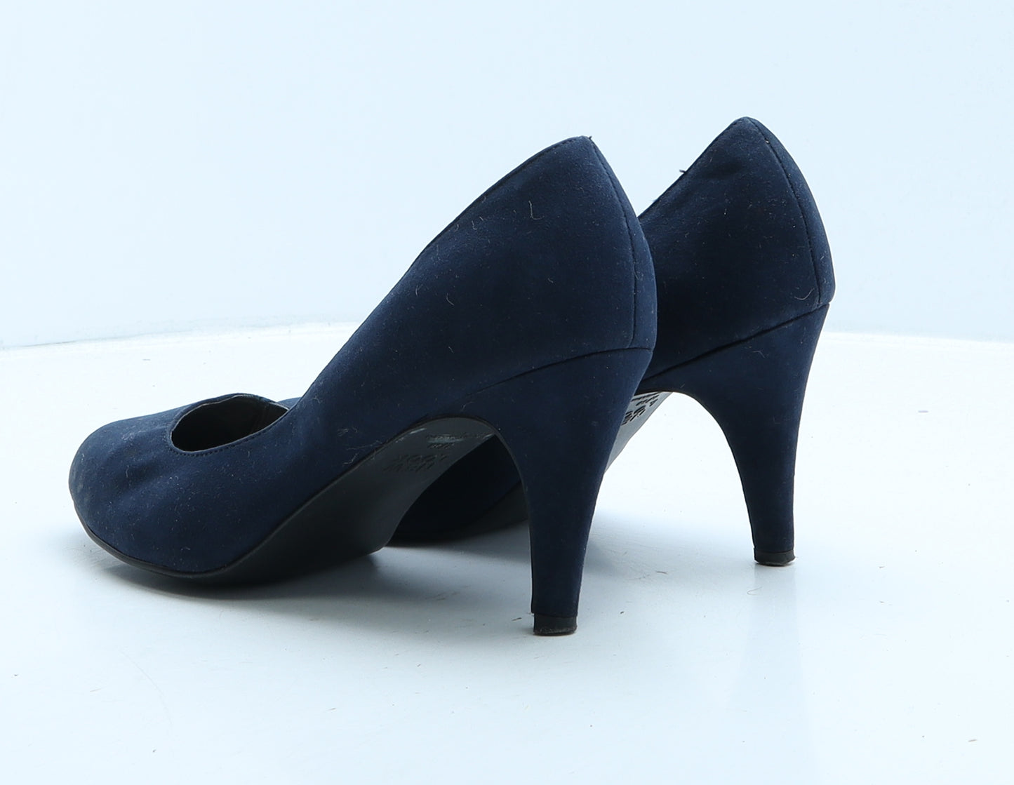 New Look Womens Blue Suede Court Heel UK 6 39