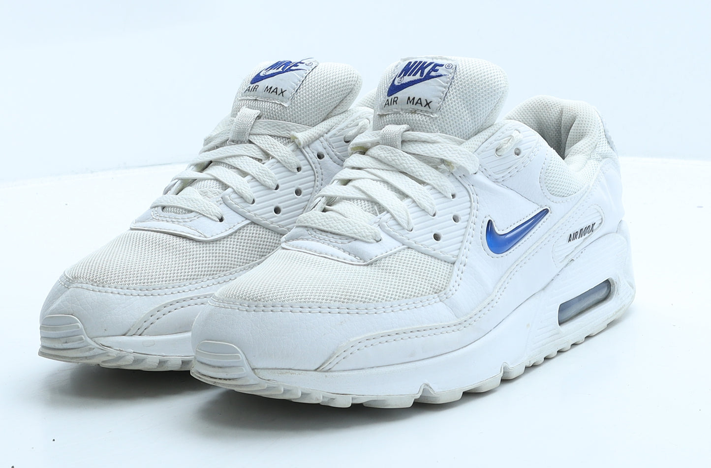 Nike Womens White Leather Trainer UK 6.5 40.5 - Nike Air Max