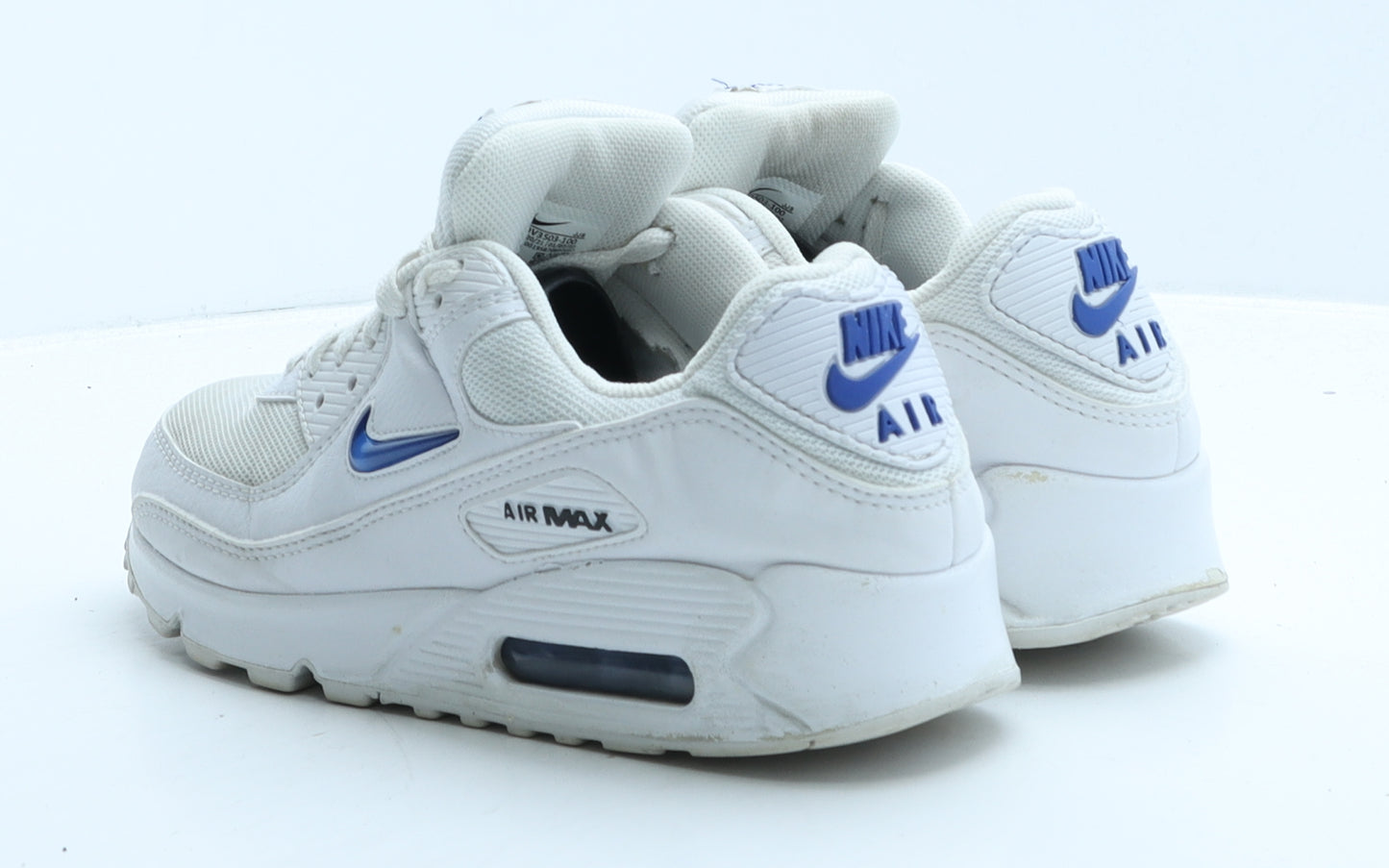 Nike Womens White Leather Trainer UK 6.5 40.5 - Nike Air Max